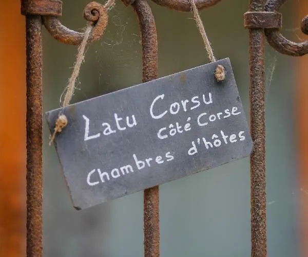 Latu Corsu - Cote Corse - Et D'hotes Au Cap Corse فندق مبيت وإفطار Ersa